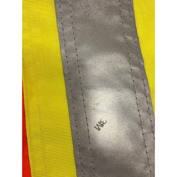 Helly Hansen Work Wear Jacket Medium Neon Orange yellow reflective 3M class 2 - Picture 4 of 8